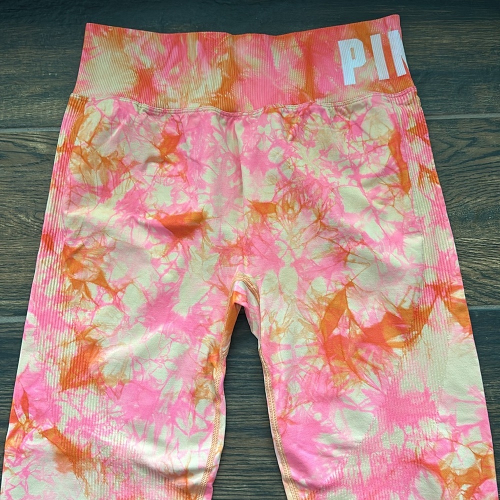 💖 Victoria’s Secret PINK ACTIVE SEAMLESS High Waist Leggings with Pocket - Picture 2 of 7